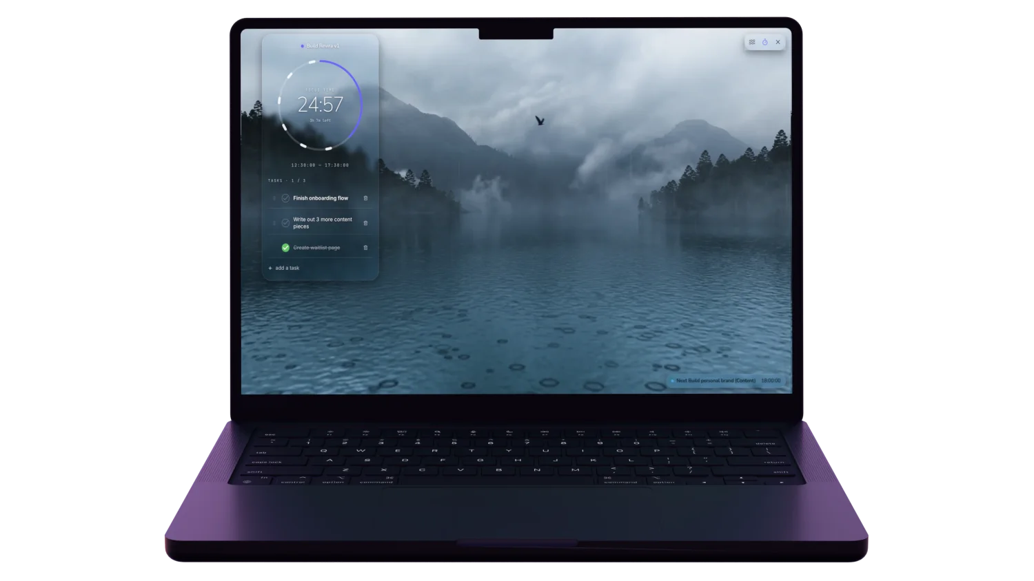 Revira focus mode on desktop